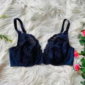 Lacey wire bra navy deep blue